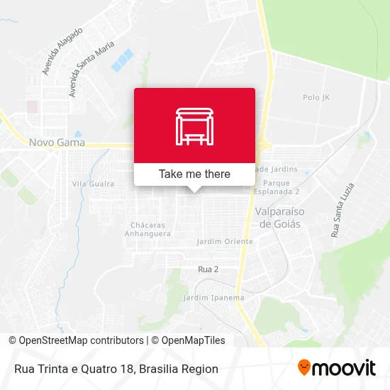 Rua Trinta e Quatro 18 map