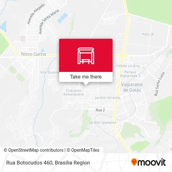 Rua Botocudos 460 map