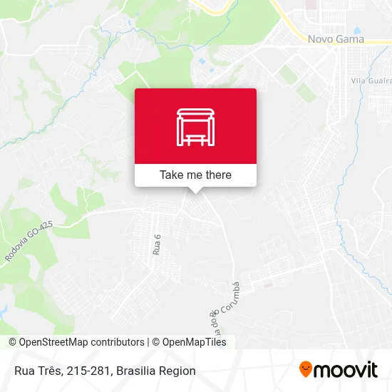 Rua Três, 215-281 map