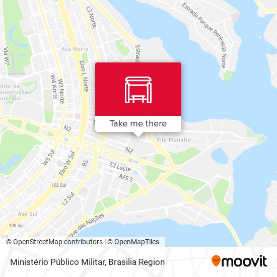 Ministério Público Militar map