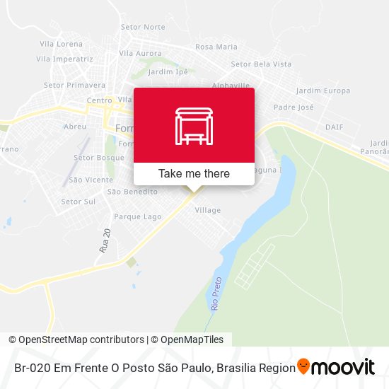 Br-020 Em Frente O Posto São Paulo map