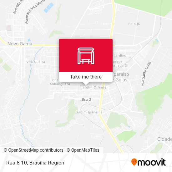 Rua 8 10 map