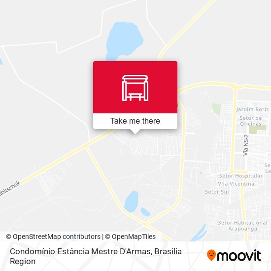 Condomínio Estância Mestre D'Armas map