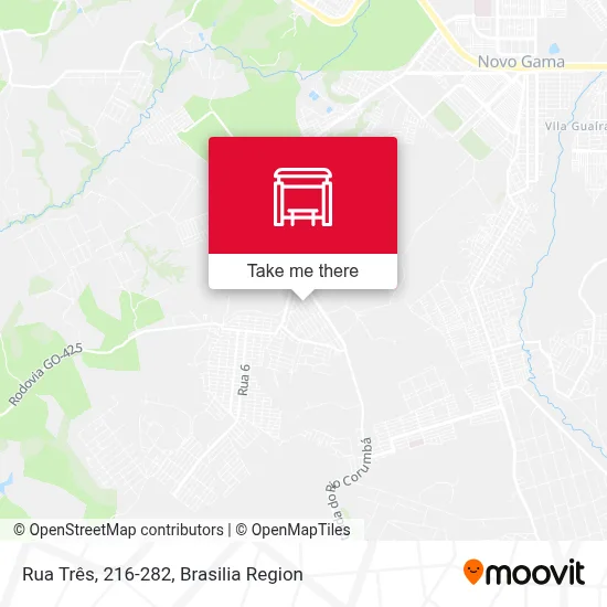 Rua Três, 216-282 map