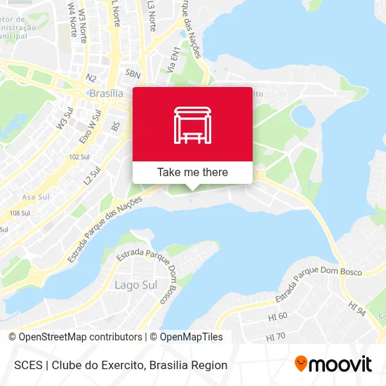 SCES | Clube do Exercito map