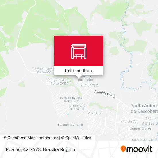Rua 66, 421-573 map
