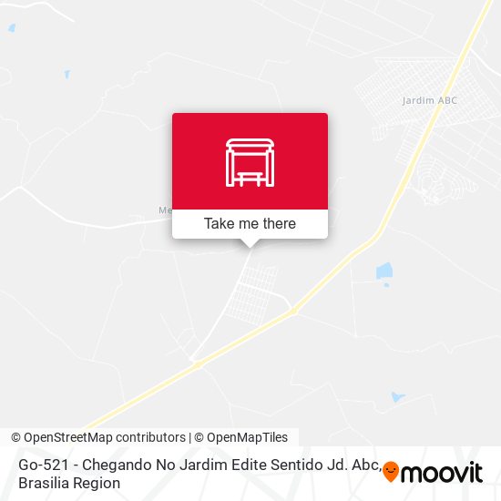 Go-521 - Chegando No Jardim Edite Sentido Jd. Abc map