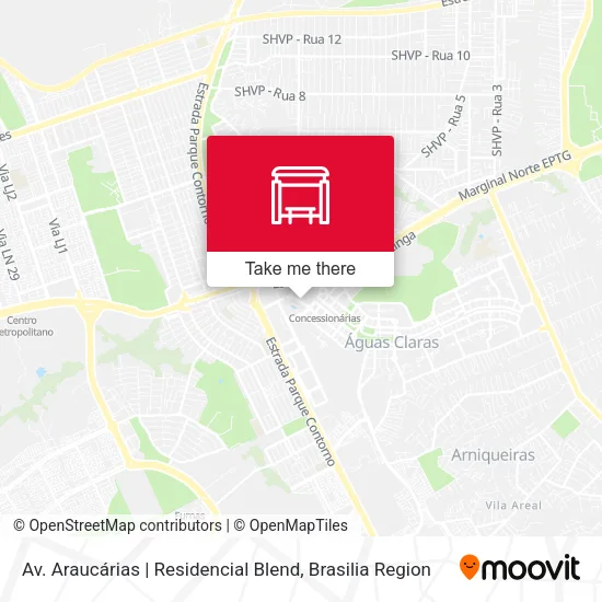 Av. Araucárias | Residencial Blend map