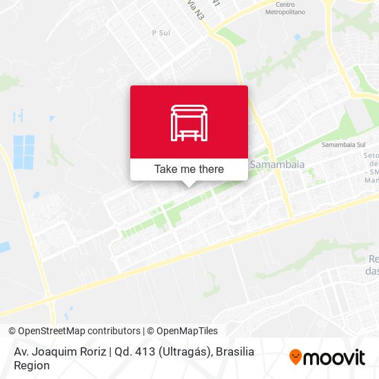 Av. Joaquim Roriz | Qd. 413 (Ultragás) map