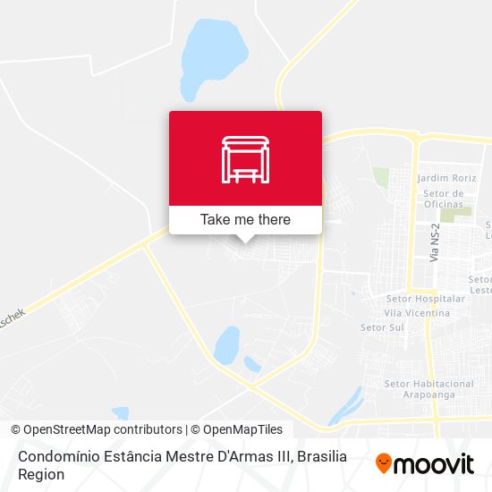 Condomínio Estância Mestre D'Armas III map