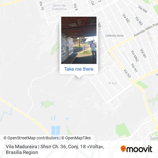 Vila Madureira | Shsn Ch. 36, Conj. 18 «Volta« map