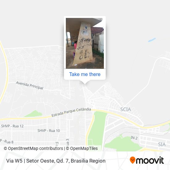 Via W5 | Setor Oeste, Qd. 7 map