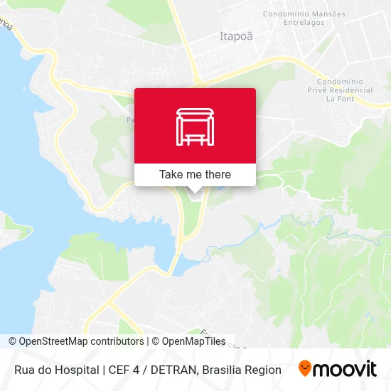 Rua do Hospital | CEF 4 / DETRAN map