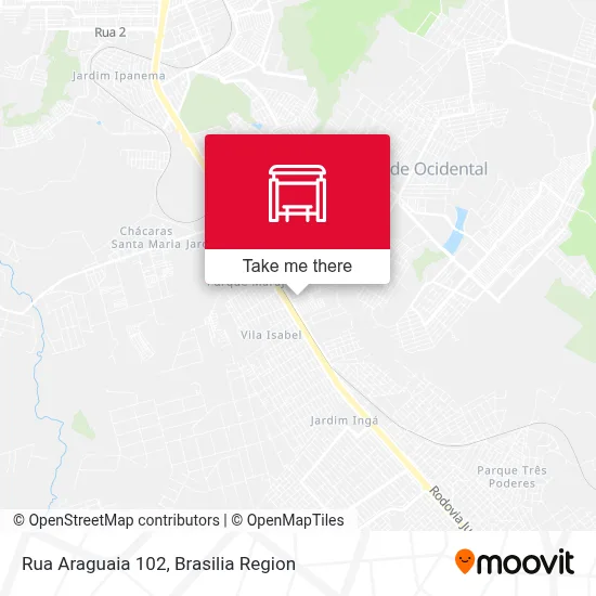Rua Araguaia 102 map