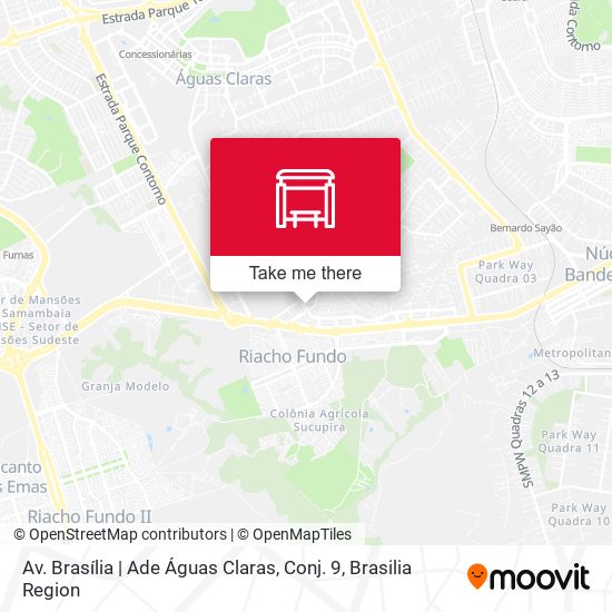 Av. Brasília | Ade Águas Claras, Conj. 9 map