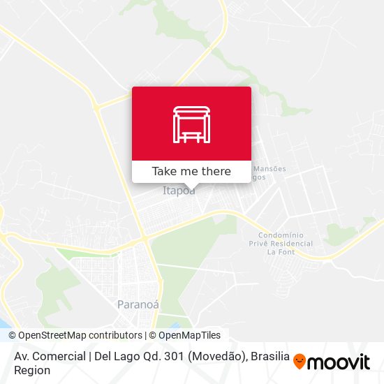 Av. Comercial | Del Lago Qd. 301 (Movedão) map