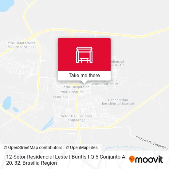12-Setor Residencial Leste | Buritís I Q 5 Conjunto A-20, 32 map