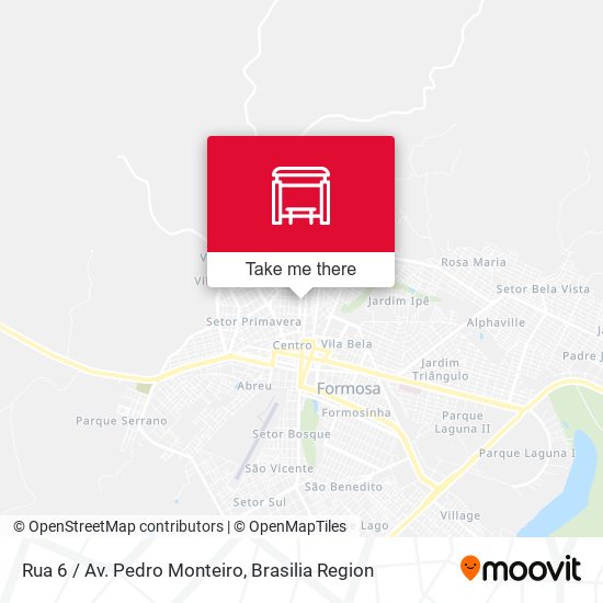 Rua 6 / Av. Pedro Monteiro map