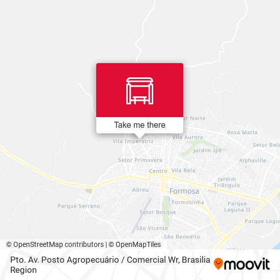 Pto. Av. Posto Agropecuário / Comercial Wr map