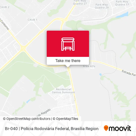 Br-040 | Polícia Rodoviária Federal map