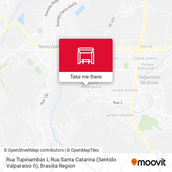 Rua Tupinambás L Rua Santa Catarina (Sentido Valparaíso II) map