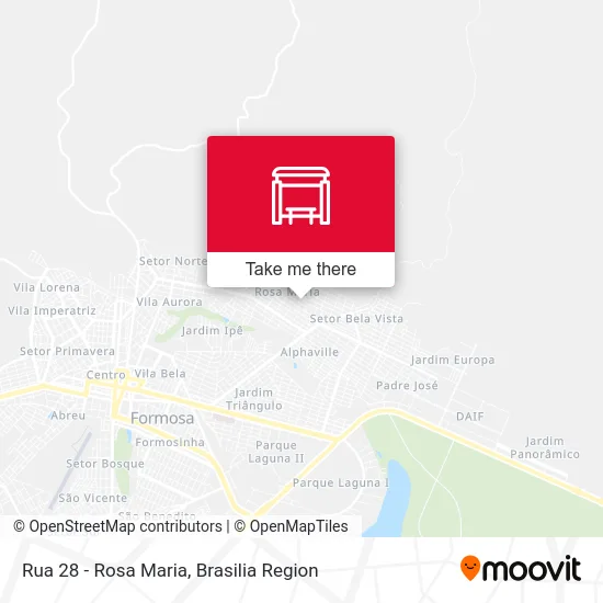 Rua 28 - Rosa Maria map