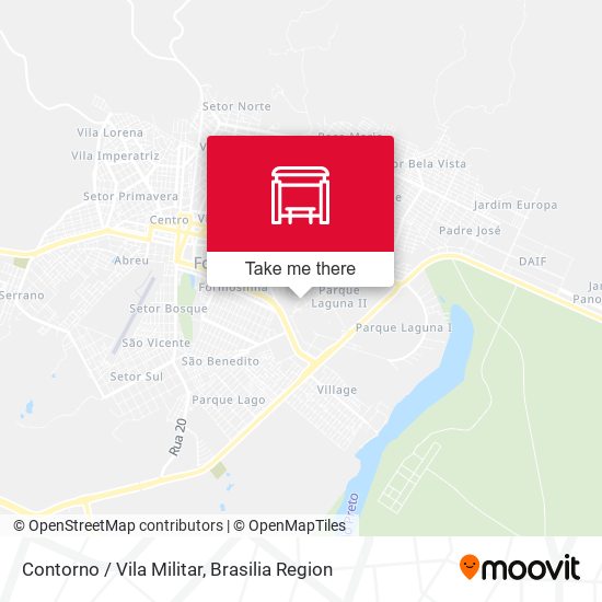 Contorno / Vila Militar map