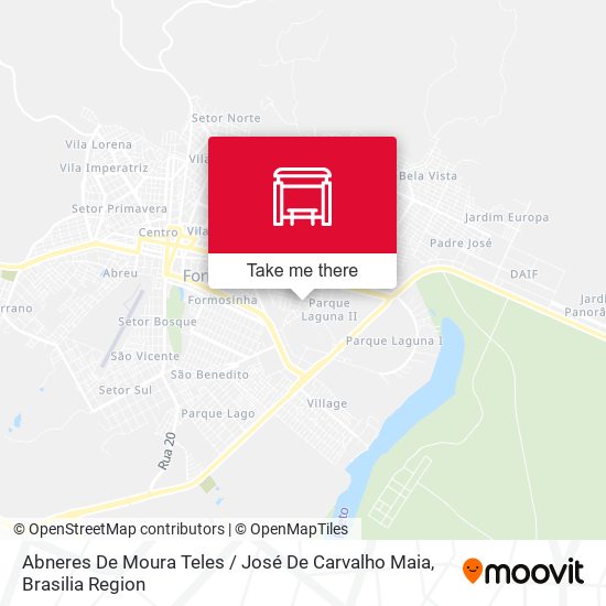 Abneres De Moura Teles / José De Carvalho Maia map