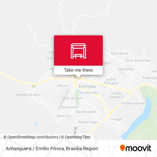 Anhanguera / Emílio Póvoa map