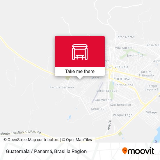 Guatemala / Panamá map