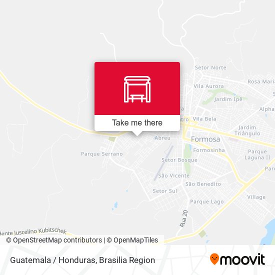 Guatemala / Honduras map