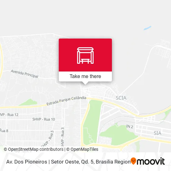 Av. Dos Pioneiros | Setor Oeste, Qd. 5 map