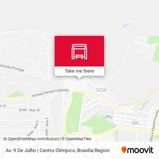 Av. 9 De Julho | Centro Olímpico map