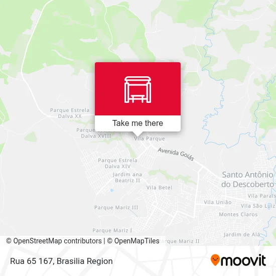 Rua 65 167 map