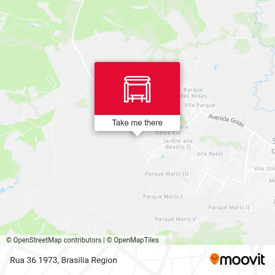 Rua 36 1973 map