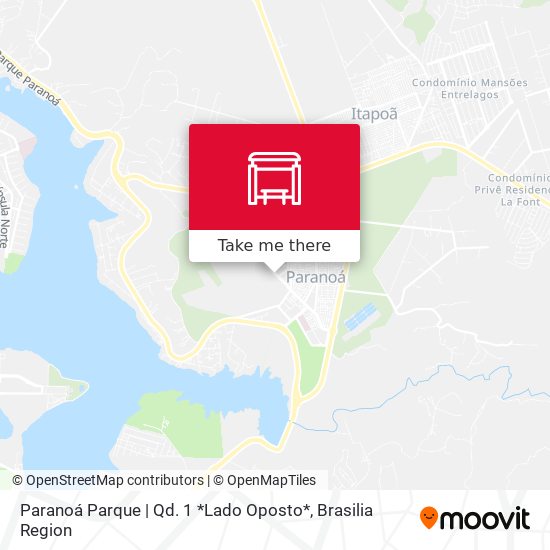 Paranoá Parque | Qd. 1 *Lado Oposto* map