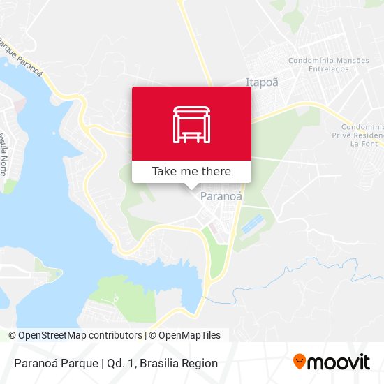 Paranoá Parque | Qd. 1 map