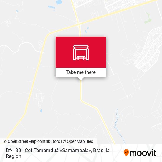 Df-180 | Cef Tamamduá »Samambaia» map