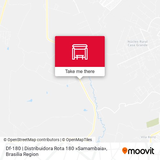 Df-180 | Distribuidora Rota 180 »Samambaia» map