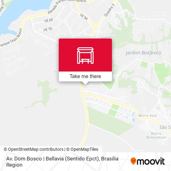 Av. Dom Bosco | Bellavia (Sentido Epct) map