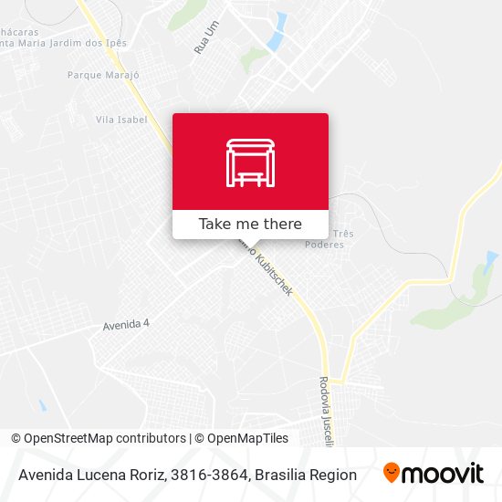 Mapa Avenida Lucena Roriz, 3816-3864