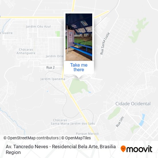 Av. Tancredo Neves - Residencial Bela Arte map
