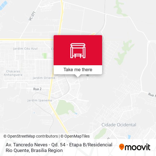 Av. Tancredo Neves - Qd. 54 - Etapa B / Residencial Rio Quente map