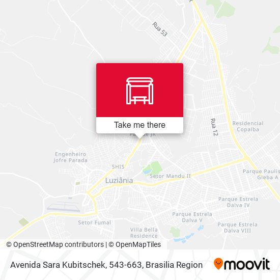 Avenida Sara Kubitschek, 543-663 map