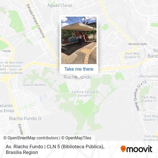 Av. Riacho Fundo | CLN 5 (Biblioteca Pública) map