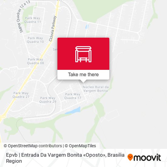 Epvb | Entrada Da Vargem Bonita «Oposto» map