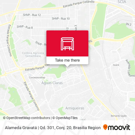 Alameda Gravatá | Qd. 301, Conj. 20 map