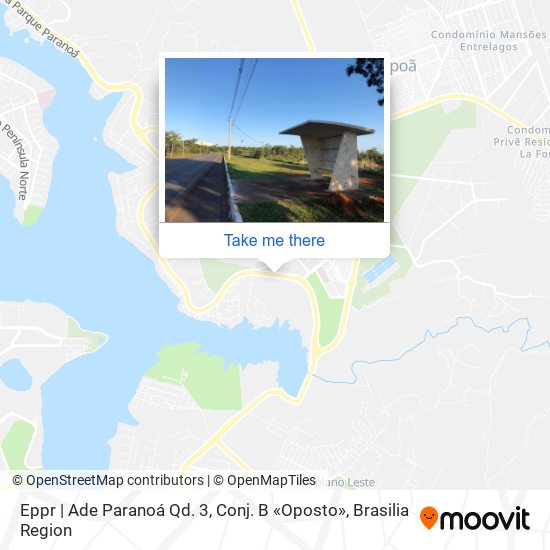 Eppr | Ade Paranoá Qd. 3, Conj. B «Oposto» map