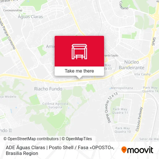 ADE Águas Claras | Posto Shell / Fasa «OPOSTO» map