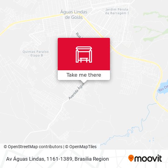Av Águas Lindas, 1161-1389 map